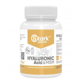 Stark Pharm Hyaluronic Acid & MSM 50 мг 60caps