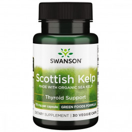 Swanson Scottish Kelp Made With Organic Sea Kelp 750 mg 30 Veggie Capsules
