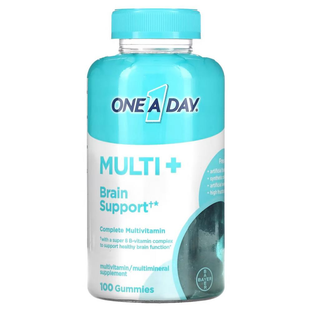 One A Day Multi + Brain Support, 100 Gummies - зображення 1