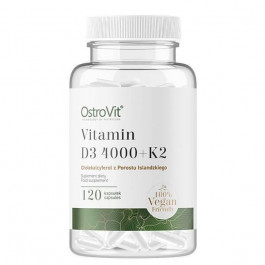 OstroVit Vitamin D3 4000 + K2 VEGE 120caps