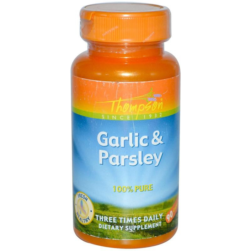Thompson Garlic & Parsley, 90 Capsules - зображення 1