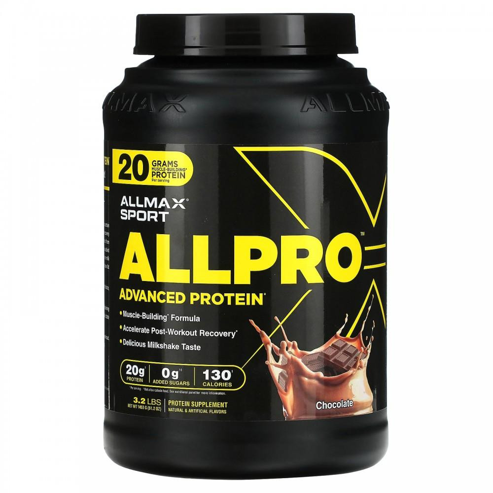 Allmax Nutrition ALLPRO Advanced Protein 1453 g /42 servings/ Chocolate (AM2560C) - зображення 1