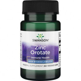 Swanson Zinc Orotate 10 mg 60 veg caps