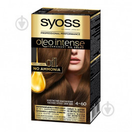 Syoss Фарба для волосся  Oleo Intense 4-60 золотистий каштановий 115 мл