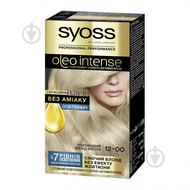 Syoss Фарба для волосся  Oleo Intense 12-00 платиновий блонд екстра 115 мл - зображення 1