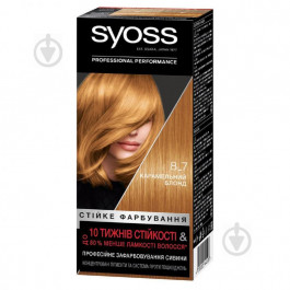 Syoss Крем-фарба для волосся  Permanent Coloration 8-7 Карамельний блонд 115 мл
