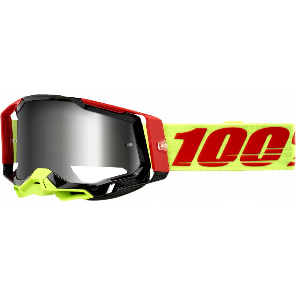 Ride 100% Мото очки 100% Racecraft 2 Wiz, линза Flash Silver - зображення 1