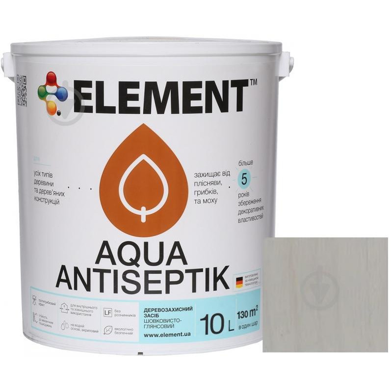 Element Aqua Antiseptik белый 10л - зображення 1