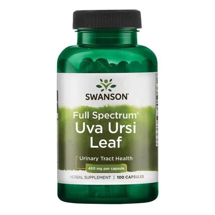 Swanson Full Spectrum Uva Ursi Leaf, 450 mg, 100 Capsules - зображення 1