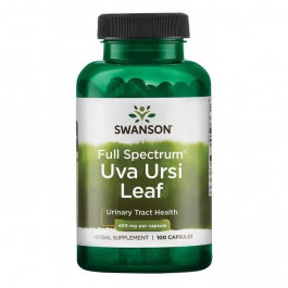 Swanson Full Spectrum Uva Ursi Leaf, 450 mg, 100 Capsules