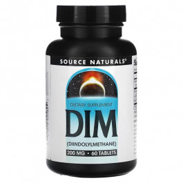 Source Naturals Дииндолилметан  DIM, 200 mg, 60 Tablets