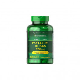 Puritan's Pride Psyllium Husks 750 mg 120 Capsules