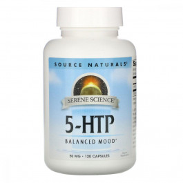 Source Naturals 5-НТР 5-гідрокси L-триптофан  50 мг 120 капсул