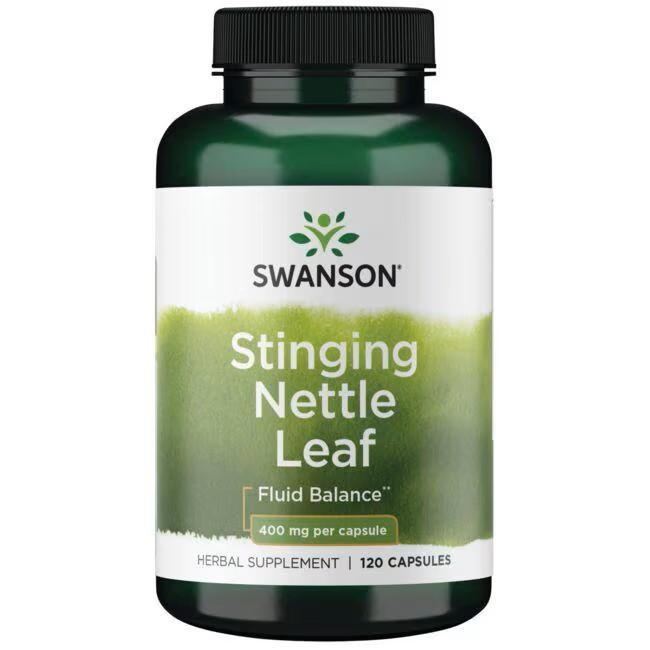 Swanson Stinging Nettle Leaf 400 mg, 120 капсул - зображення 1