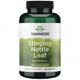 Swanson Stinging Nettle Leaf 400 mg, 120 капсул