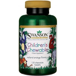 Swanson Chewable Multi for Children 120 Chwbls (Orange)