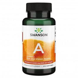 Swanson Vitamin A 10,000 IU - 250 Softgels