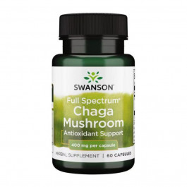 Swanson Full Spectrum Chaga Mushroom 400 mg - 60 caps
