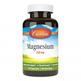 Carlson Labs Magnesium, 350 mg, 90 Capsules