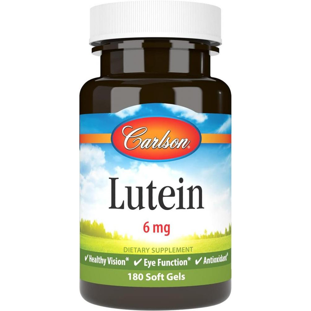 Carlson Labs Lutein 6 mg 180 Soft Gels - зображення 1