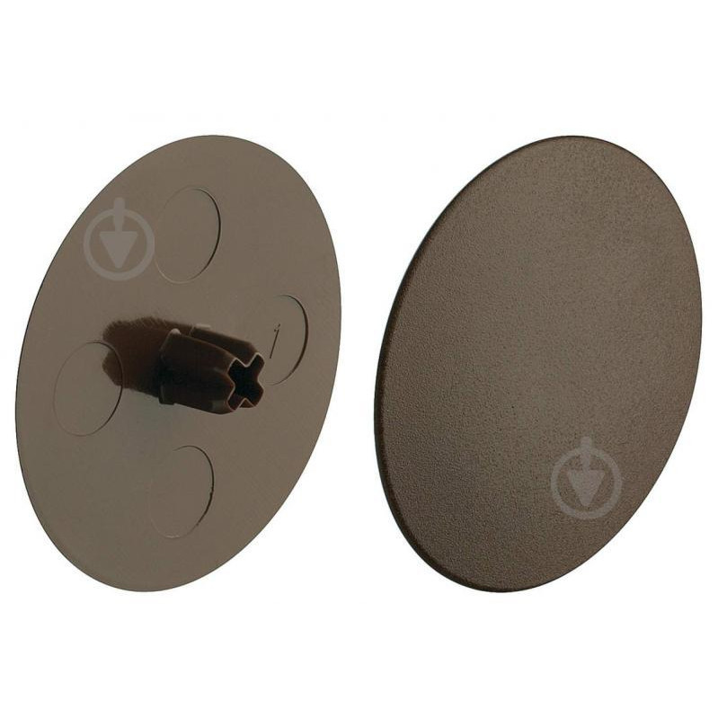 Hafele Заглушка для корпуса стяжки MAXIFIX E пластиковая коричневая D39мм (262.87.190) - зображення 1