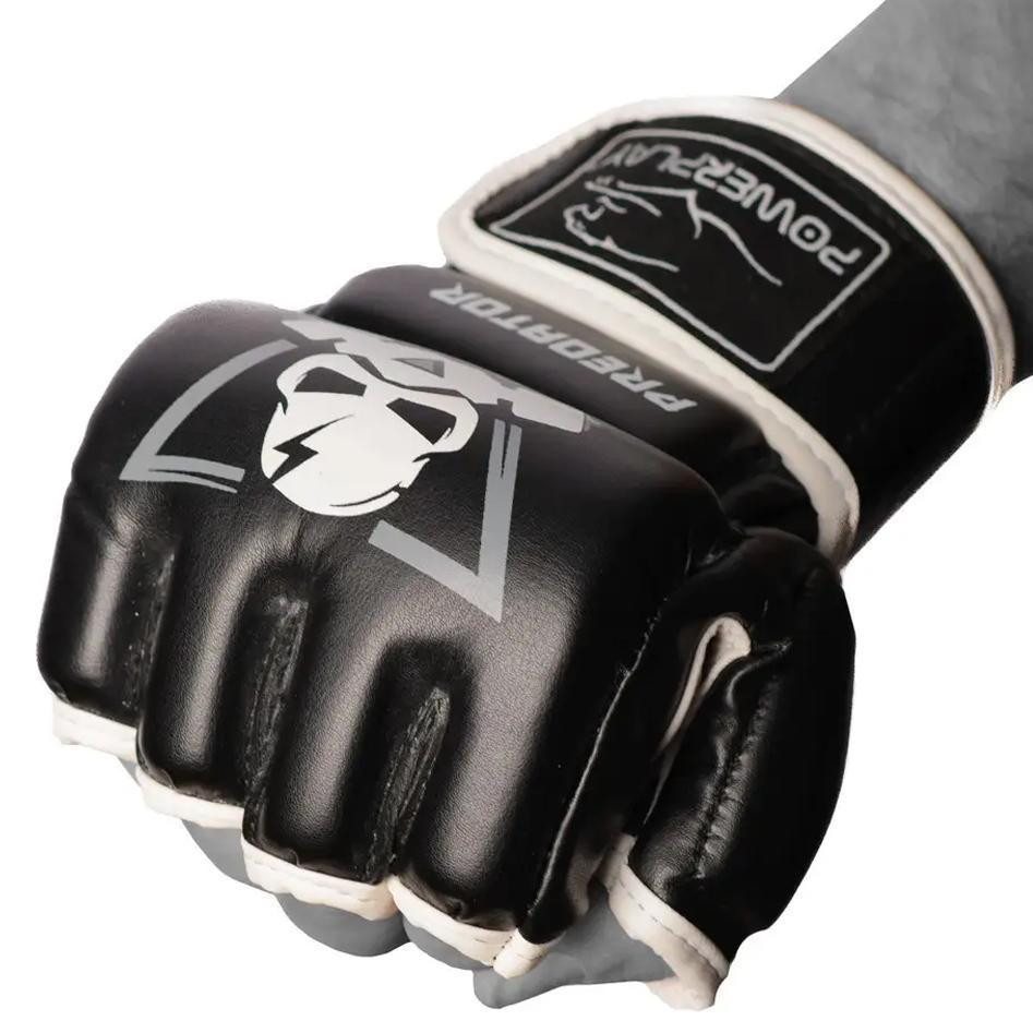 PowerPlay Перчатки для MMA 3056А XL Black/White (PP_3056A_XL_Black) - зображення 1