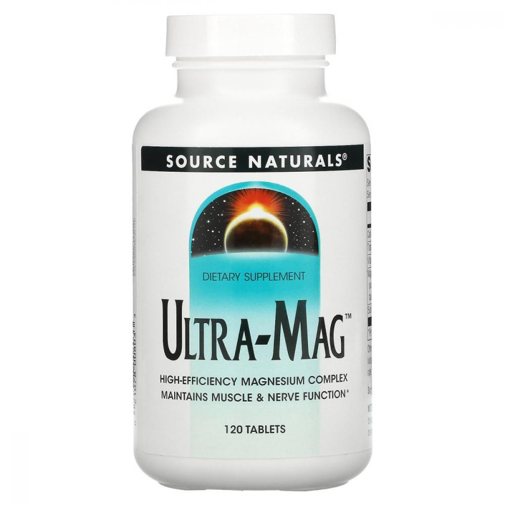Source Naturals Магній  Ultra-Mag 120 таблеток - зображення 1