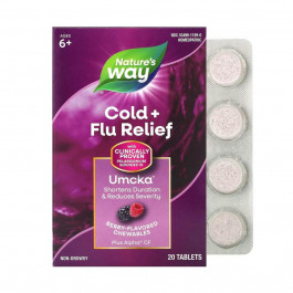 Nature's Way Umcka Cold & Flu Berry - 20 chew tabs