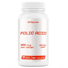 Sporter Folic Acid 800 mcg/90 tab