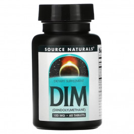 Source Naturals DIM (Diindolylmethane) 100 mg 60 Tabs
