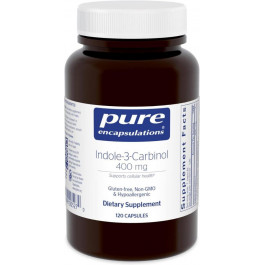Pure Encapsulations Індол-3-Карбінол (Indole-3-Carbinol) 400 мг 120 капсул