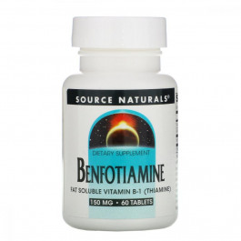Source Naturals Benfotiamine, 150 mg, 60 Tab