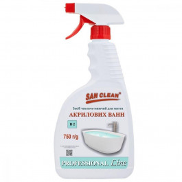Сан Клин Средство SAN CLEAN PROF Line для акриловых ванн 0,75 л (4820003544235)
