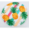 MirSon Пляжное полотенце  №5060 Summer Time Pineapple 150x150 см - зображення 1