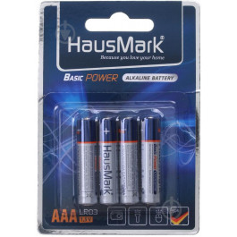 HausMark AAA bat Alkaline 4шт Basic Power (MST-AL4AAA)