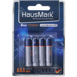   HausMark AAA bat Alkaline 4шт Basic Power (MST-AL4AAA)