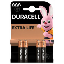 Duracell AAA bat Alkaline 4шт (81550795)