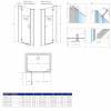 Radaway Essenza New DWJS 385033-01-01L - зображення 9