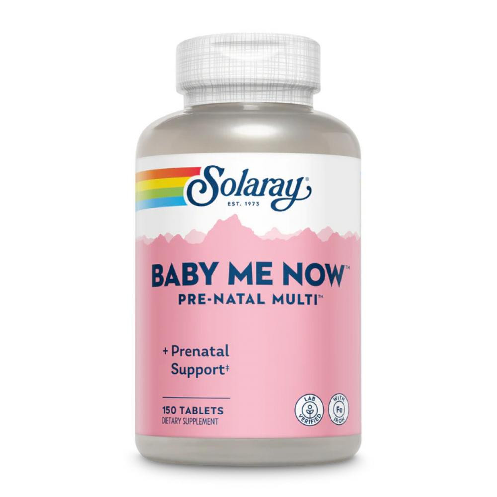 Solaray Baby Me Now Prenatal Multi - 150 tabs - зображення 1
