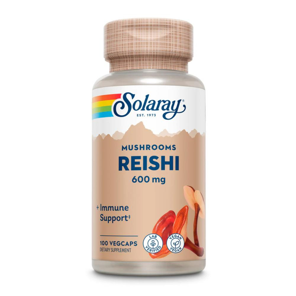 Solaray Reishi Mushroom 600mg - 100ct - зображення 1
