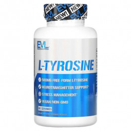 Evlution Nutrition L-Tyrosine 500 mg 60 Veggie Capsules