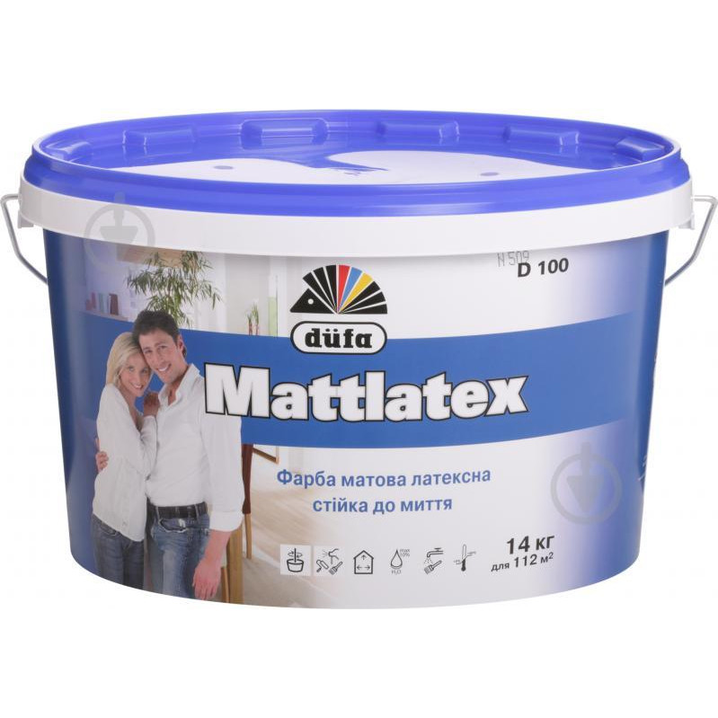 Dufa Mattlatex D100 14кг - зображення 1