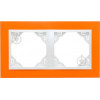EFAPEL Рамка двойная, универсальная LOGUS, оранжевый, металлик ледяной (90920 TJG) - зображення 1