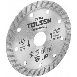 Tolsen Профі Турбо 125x22.2 х 10 мм (6933528776420)