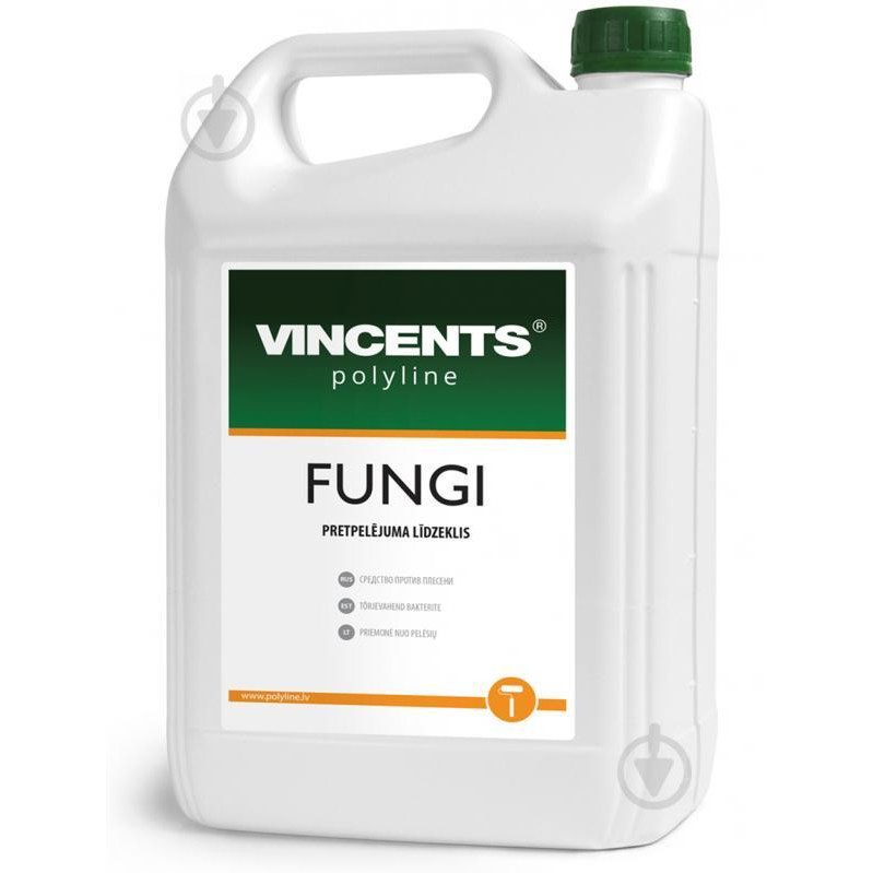 Vincents Polyline Очищувальний засіб  фунгіцид Fungi 5 л (4751001370291) - зображення 1