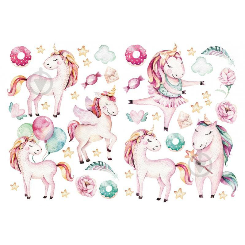 Design stickers Декоративная наклейка Розовые мечты 29,7x42 см - зображення 1