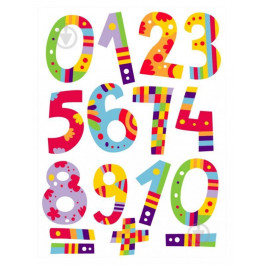 Design stickers Декоративная наклейка Цифры 29.7x42 см