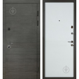 Revolut Doors В-83 мод. 184 венге сірий горизонт / білий 2050x850 мм праві