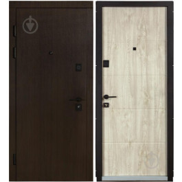 Revolut Doors В-82 (квадро) Гладка 191 венге темний 2050x950 мм ліві
