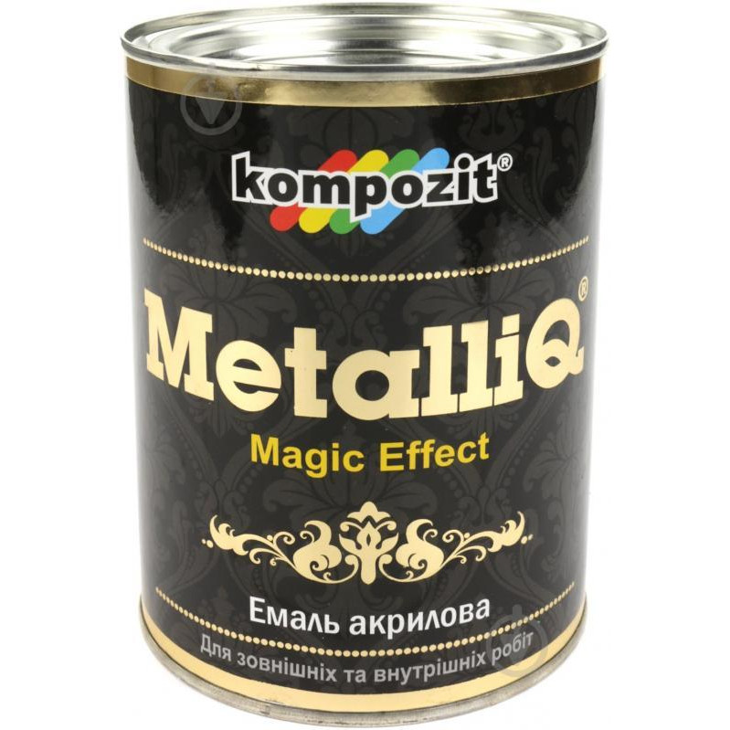 Art Kompozit Емаль акрилова METALLIQ® (Колір: Червоне золото, Фасування: 0,9 кг, Блиск: Не визначається) - зображення 1